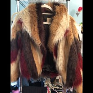 Chaser faux fur jacket